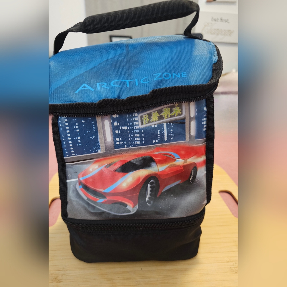 Arctic Zone Hotwheels Dual Insulated Lunch Bag